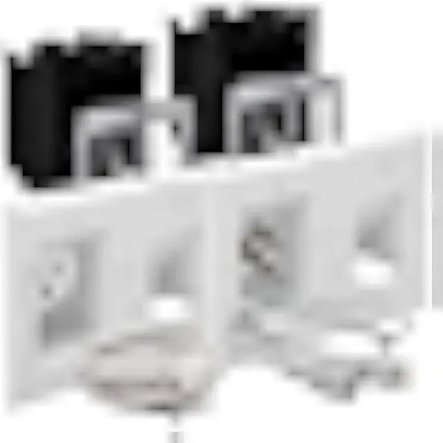 Main image of TOPGREENER in Wall Cable Management System,Recessed Outlet for Wall Mount TV, TV Cord Hider, TG115RPS, White