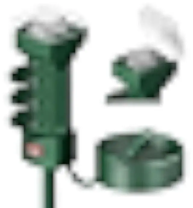 Main image of K KASONIC - 24 Hour Outdoor Stake Timer, 6 Outlets 6 ft Extension Cord Mechanical Power Timer for Outdoor Lights, Christmas Decorations, ETL Certified, Weatherproof Safety Cover-Green