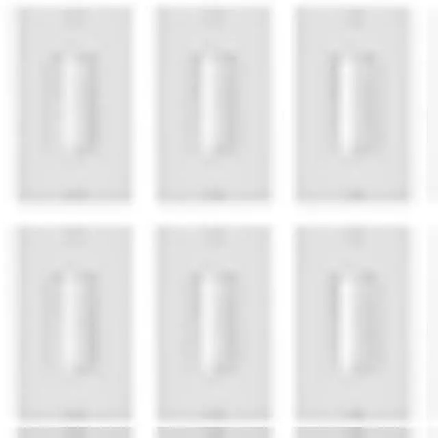 Main image of TOPGREENER 6 Pack Bristled Brush Wall Plate Multimedia Pass-Through Insert for Low Voltage Cables, HDMI Cables, Coaxial Cables, Speaker Wires, Home Theater Systems, Size 1-Gang 4.50 x 2.75, White