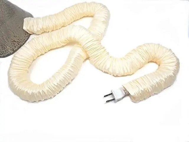 Main image of Cream CoverEase 9 Feet Lamp Cord Cover Tube