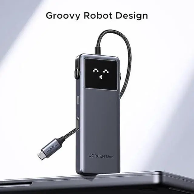 Alt view image 3 of 5 - UGREEN Uno 6 in 1 USB-C Hub with 10Gbps USB-C & USB-A Data Ports 4K@60Hz HDMI for MacBook Pro/Air, iPad Pro, Surface, XPS, Thinkpad and More.