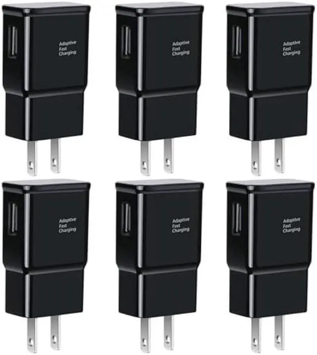 Main image of 6-Pack Type C Charger Fast Charging Block, Android Phone Rapid USB Wall Charger Compatible with Samsung Galaxy S21/S20/S10/S10e/S10 Plus/S9/S9 Plus/S8/S8 Plus/S7/S6/Note 10/Note 9/Note 8,LG,HTC iPhone