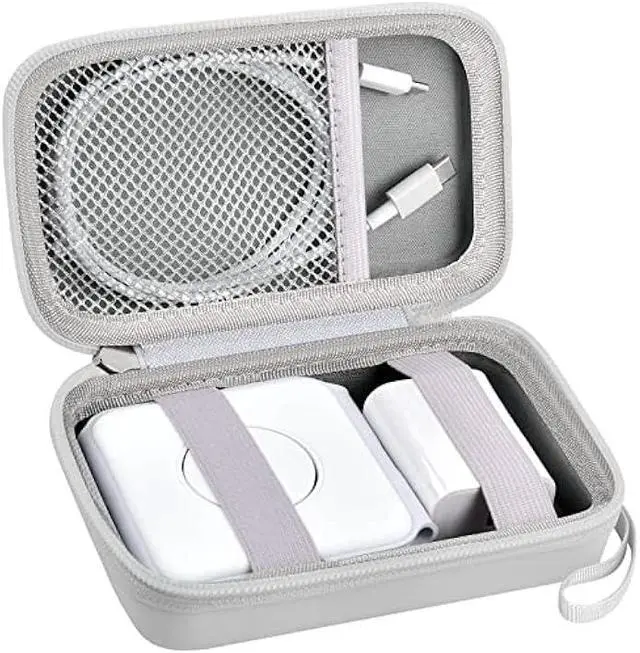 Main image of Travel Case for UCOMX for Nano/for Iseyyox/for LISEN/for RTOPS 3 in 1 Wireless Charger, Foldable Magnetic Charging Station Storage Holder Bag for Fast Charge Pad Cable and Adapter, White-Box Only