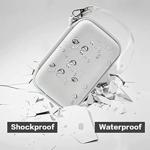 Alt view image 4 of 5 - Travel Case for UCOMX for Nano/for Iseyyox/for LISEN/for RTOPS 3 in 1 Wireless Charger, Foldable Magnetic Charging Station Storage Holder Bag for Fast Charge Pad Cable and Adapter, White-Box Only