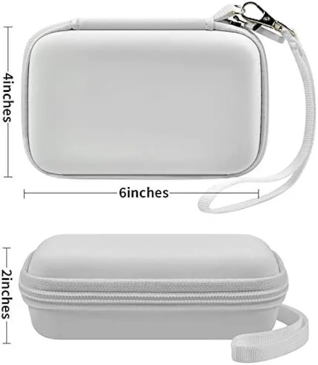 Alt view image 5 of 5 - Travel Case for UCOMX for Nano/for Iseyyox/for LISEN/for RTOPS 3 in 1 Wireless Charger, Foldable Magnetic Charging Station Storage Holder Bag for Fast Charge Pad Cable and Adapter, White-Box Only