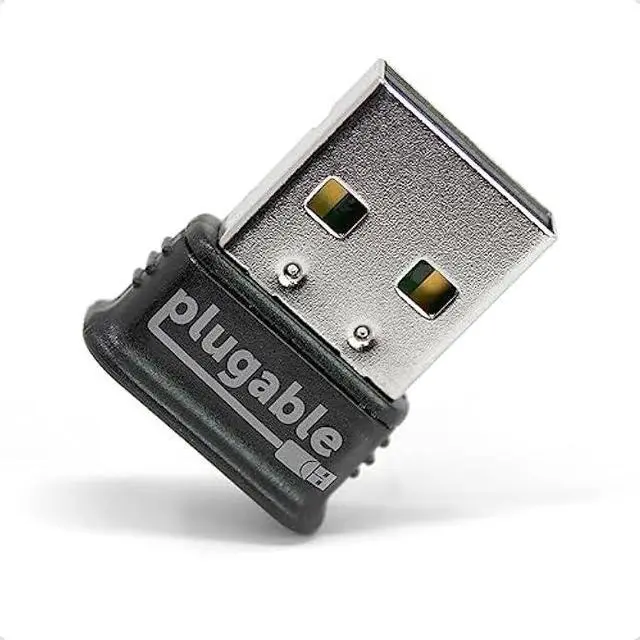 Main image of Plugable USB Bluetooth 4.0 Low Energy Micro Adapter (Compatible with Windows 11, 10, 8.x, 7, Classic Bluetooth, Gamepad, and Stereo Headset Compatible)