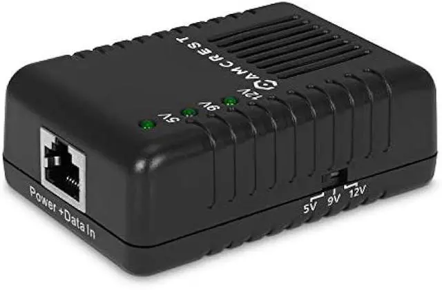 Alt view image 2 of 3 - Amcrest Active PoE Splitter Adapter, IEEE 802.3af compliant, Up To 100 meters, 5V / 12V Output