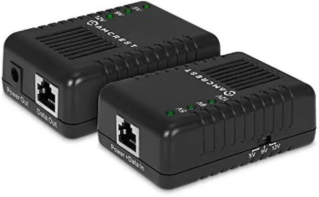 Alt view image 3 of 3 - Amcrest Active PoE Splitter Adapter, IEEE 802.3af compliant, Up To 100 meters, 5V / 12V Output