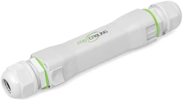 Main image of FASTCALBING Waterproof Direct Burial PoE Extender for IP Camera, Ethernet Extension Breaking 100m Distance Limit, Outdoor PoE Repeater, IEEE 802.3af/at/bt, PoE+, Plug and Play