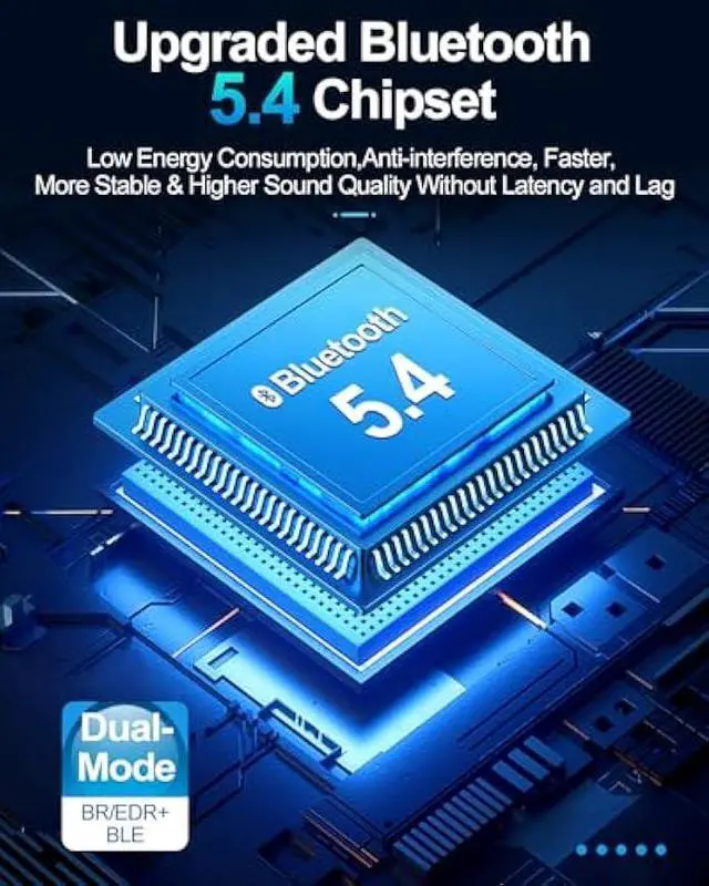 Alt view image 2 of 5 - ZEXMTE 5.4 USB Bluetooth Adapter for PC, Long Range Connection with High Gain Antenna, Wireless Bluetooth Receiver 492FT / 150M, Plug &Play for Windows 11/10/8.1/7