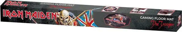 Alt view image 5 of 6 - SUBSONIC Iron Maiden - Non-Slip Gamer Floor Mat for Gaming and Office Chair