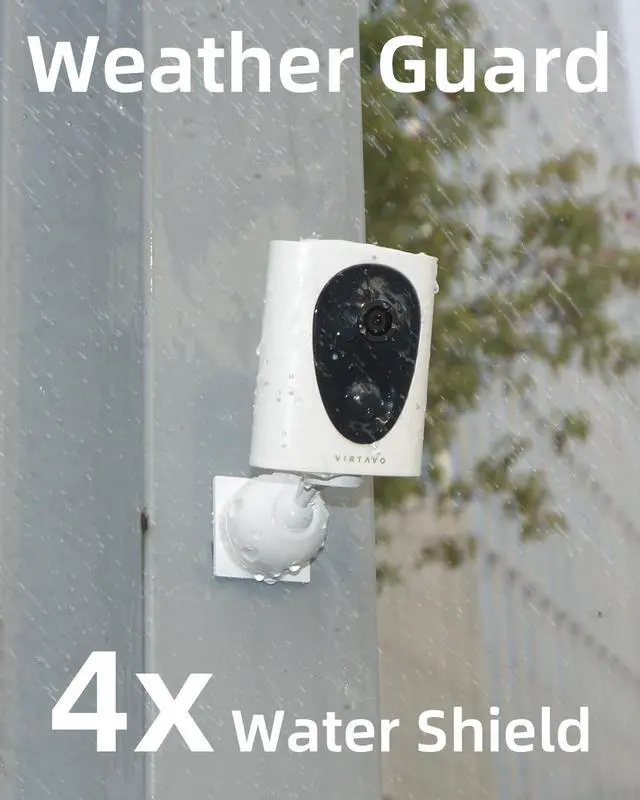 Alt view image 5 of 7 - virtavo VistaFlask 2K Security Cameras Wireless Outdoor, Battery Powered, AI Motion Detection, for Home Security, Starlight Lens for Colorful Night Vision, 2-Way Audio, Weatherproof, Cloud/SD Storage