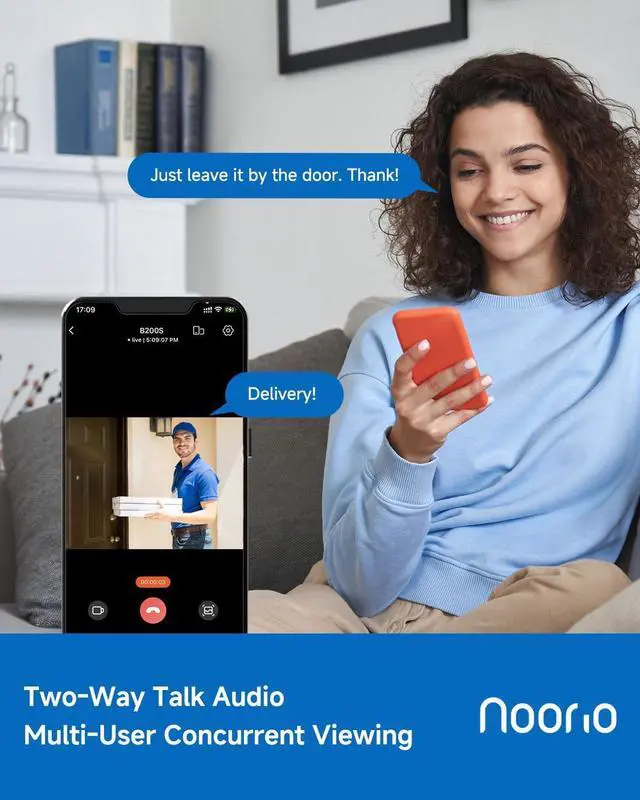 Alt view image 5 of 7 - Security Cameras Wireless Outdoor Magnetic, 1080P Battery Powered Indoor Cameras for Home Security, Smart Motion Detection Pet Dog Camera, Free Local Storage MagCam, 2.4G Wi Only, B200S