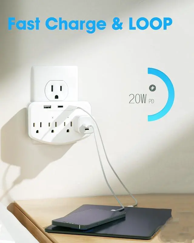 Alt view image 2 of 4 - 1080P Wireless Cameras Mini Small Security Wall Outlet WiFi Camera Indoor Camera for Home SecurityUpgraded