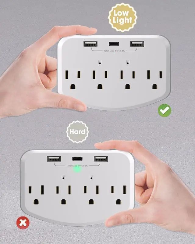 Alt view image 4 of 4 - 1080P Wireless Cameras Mini Small Security Wall Outlet WiFi Camera Indoor Camera for Home SecurityUpgraded