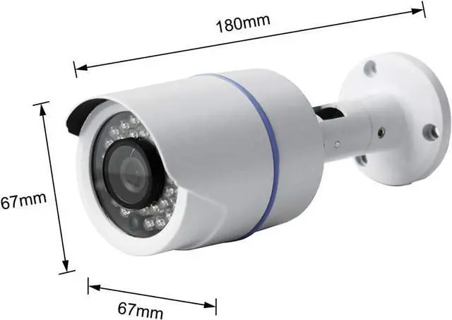 Main image of 1 Pack Analog HD 1080p Wired Bullet Camera (White, Camera Only, Compatible with Night Owl DVRs)