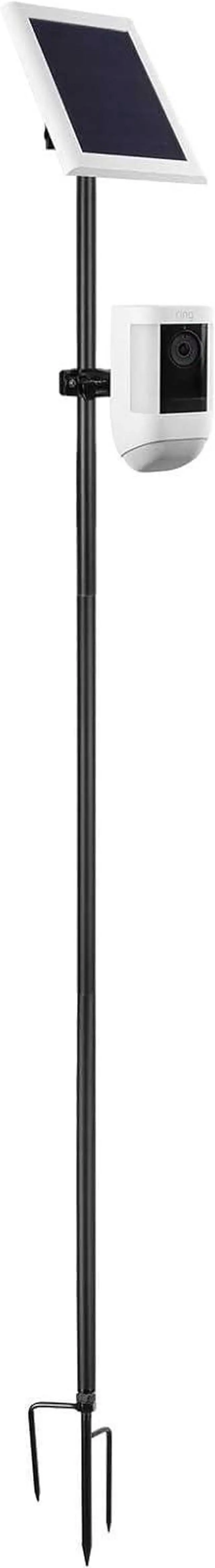 Main image of 31.49 or 47.24 inch Ground Stake Mount Stand with Solar Panel Mount for Ring, Blink, Arlo, Eufy, Wyze, Google Nest, Simplisafe Cameras and Solar Panels Ground Stake BracketBlack