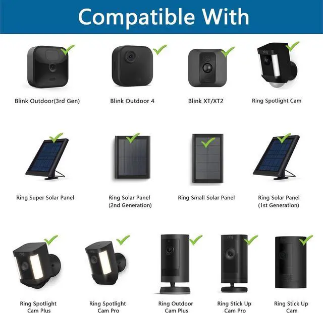 Alt view image 5 of 6 - 31.49 or 47.24 inch Ground Stake Mount Stand with Solar Panel Mount for Ring, Blink, Arlo, Eufy, Wyze, Google Nest, Simplisafe Cameras and Solar Panels Ground Stake BracketBlack