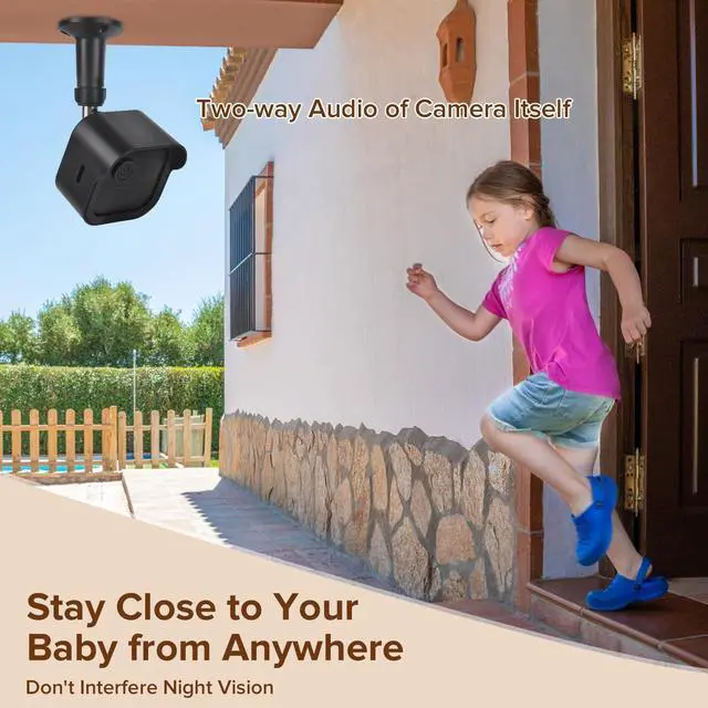 Alt view image 4 of 7 - 3Pack Mount for Blink Outdoor Camera, Weatherproof Protective Housing and 360°Adjustable Bracket for All-New Blink Outdoor 4 (4th Gen) & (3rd Gen), Cutout for Charging Cable, No Battery Replacement