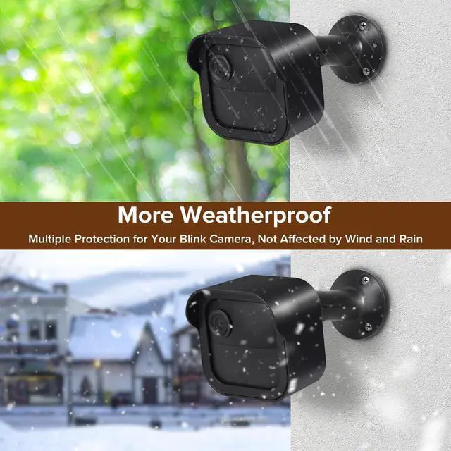 Alt view image 6 of 7 - 3Pack Mount for Blink Outdoor Camera, Weatherproof Protective Housing and 360°Adjustable Bracket for All-New Blink Outdoor 4 (4th Gen) & (3rd Gen), Cutout for Charging Cable, No Battery Replacement