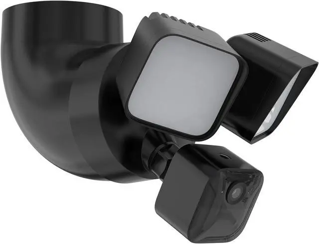 Alt view image 2 of 7 - Eave Mount for Ring Floodlight Cam Wired Plus/Pro, Blink Wired Floodlight Camera, Ring Smart Lighting Floodlight Wired, Wyze Floodlight Camera v2/Pro, and Roku Floodlight Camera - Black