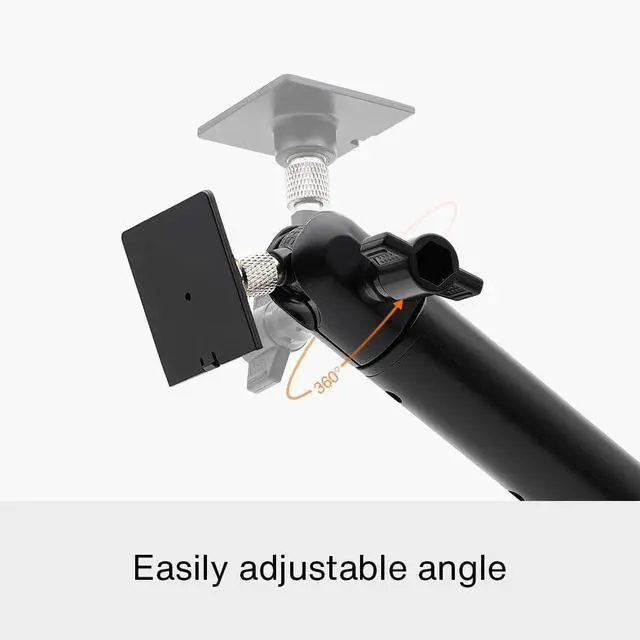 Alt view image 4 of 6 - Holicfun 2-in-1 Wall Mount for Outdoor Security Cameras and Solar Panels, Compatible with Ring, Eufy, Arlo, Wyze Solar Panels and Cams - White