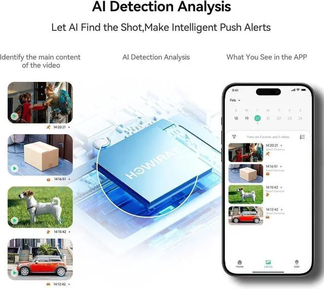 Alt view image 2 of 6 - LongPlus Solar Security Cameras Wireless Outdoor, VicoHome Camera Wireless Camera for Home Security, 2 Pack 2K Battery Powered WiFi Cameras with AI Motion Detection, 2-Way Talk, Cloud/SD Storage