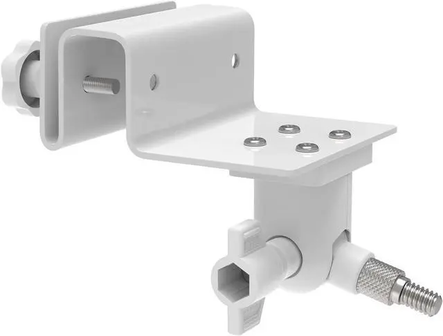 Main image of Holicfun Gutter Mount for Ring, Blink, Eufy, and Arlo Outdoor Security Cameras, No-Drill Installation, 360° Adjustable, Weather-Resistant, White