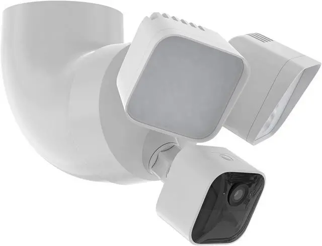 Alt view image 5 of 7 - Eave Mount for Ring Floodlight Cam Wired Pro/Plus, Wired Ring Smart Lighting/Blink/Wyze Floodlight Camera V2/ Pro and Roku Floodlight Camera-White