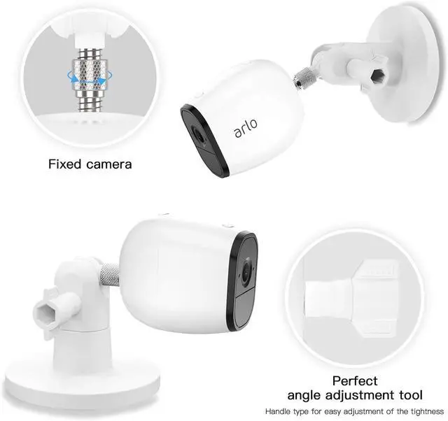 Alt view image 7 of 7 - HOLACA Camera 1/4 Magnetic Wall Mount for Arlo Ultra/Ultra 2/Pro 3 Pro 4 Pro 5S Camera,Compatible with Ring,Eufy, Google Nest, SimpliSafe, Reolink, and Tapo Cameras-White