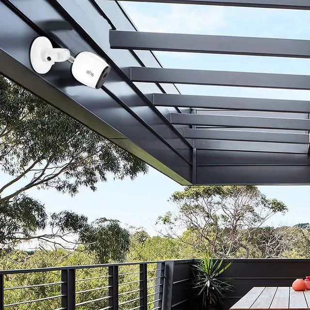 Alt view image 6 of 7 - HOLACA Camera 1/4 Magnetic Wall Mount for Arlo Ultra/Ultra 2/Pro 3 Pro 4 Pro 5S Camera,Compatible with Ring,Eufy, Google Nest, SimpliSafe, Reolink, and Tapo Cameras-White