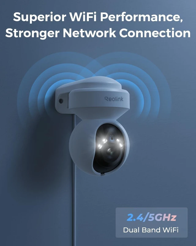 Alt view image 5 of 6 - 5MP PTZ WiFi Outdoor Security Camera System Plug-in Power