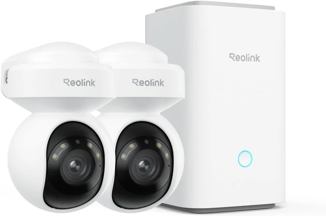 Main image of 5MP PTZ WiFi Outdoor Security Camera System Plug-in Power
