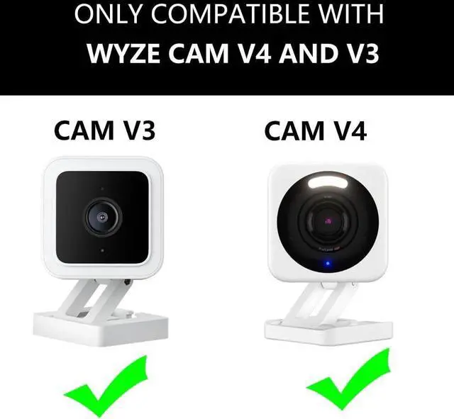 Alt view image 2 of 7 - Angled Window Mount for Wyze Cam V4 and V3 Tilt Angle Glass Mount Through Windows Glass Surfaces Use Cam v4 Turn Wyze Camera into a Window Camera for Outdoor Monitoring