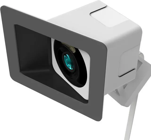 Main image of Angled Window Mount for Wyze Cam V4 and V3 Tilt Angle Glass Mount Through Windows Glass Surfaces Use Cam v4 Turn Wyze Camera into a Window Camera for Outdoor Monitoring