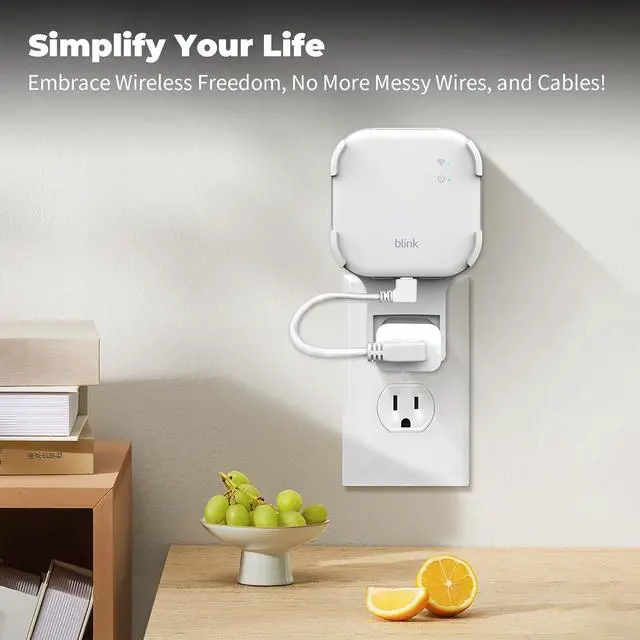 Alt view image 4 of 7 - 256GB MicroSD Card & Wall Mount for Blink Sync Module XR with Short Cable  Declutter, Save Space, and Effortlessly Enhance Security(1 Pack)