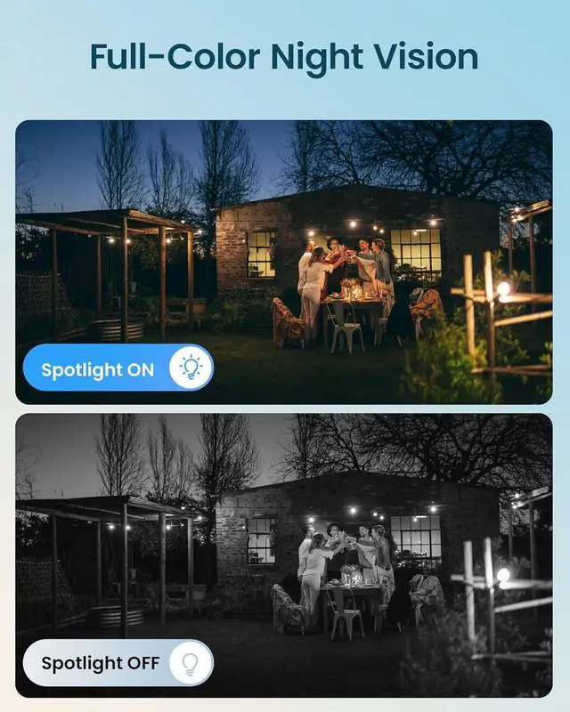 Alt view image 5 of 7 - ZOSI 8CH 2K Wi-Fi 6 Security Camera System with 12" LCD Monitor,8pcs 3MP Home Plug-in WiFi Cameras Outdoor,AI Person Detection,Spotlight Color Night Vision,2-Way Audio,2TB HDD for 24/7 Recording