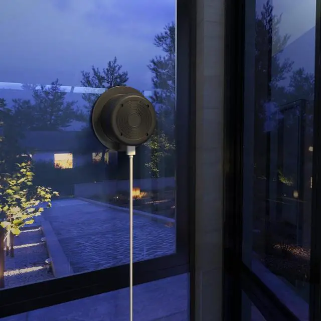 Alt view image 6 of 6 - Teccle Window Mount for Google Nest Camera Indoor, Through Window Use Nest Cam, No Indoor Reflections (Black/Pack of 2)