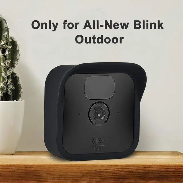 Alt view image 2 of 7 - Pickle Power Silicone Skin Cover for All-NEW Blink (3rd Gen), 4 Pack Weatherproof Protective Case Cover for Blink Outdoor Indoor Home Security Camera (Black)