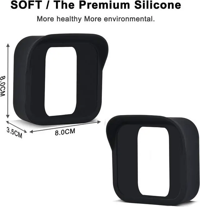 Alt view image 3 of 7 - Pickle Power Silicone Skin Cover for All-NEW Blink (3rd Gen), 4 Pack Weatherproof Protective Case Cover for Blink Outdoor Indoor Home Security Camera (Black)