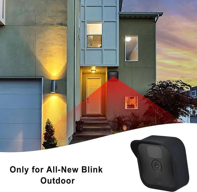 Alt view image 7 of 7 - Pickle Power Silicone Skin Cover for All-NEW Blink (3rd Gen), 4 Pack Weatherproof Protective Case Cover for Blink Outdoor Indoor Home Security Camera (Black)