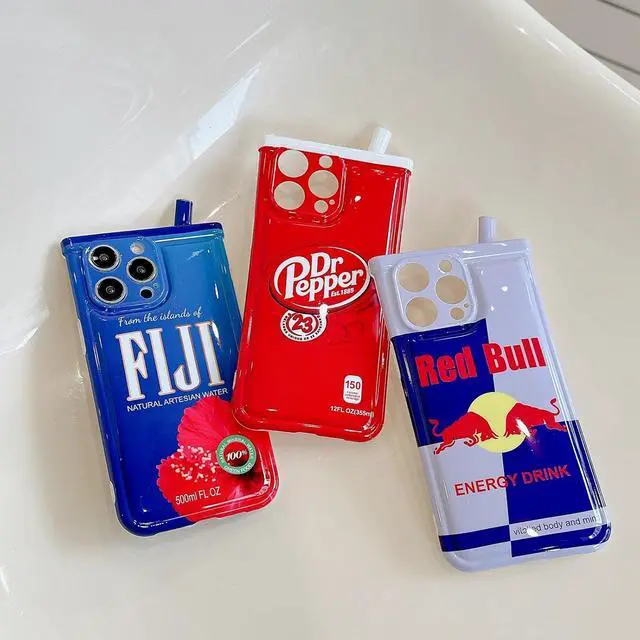 Alt view image 5 of 6 - for iPhone 14 Pro Max Case Cute Soft Shockproof 3D Cartoon Funny Unique Kawaii Milk Coffee Tea Cup Phone Protective Phone Cover for Women Girls (Blue Water)