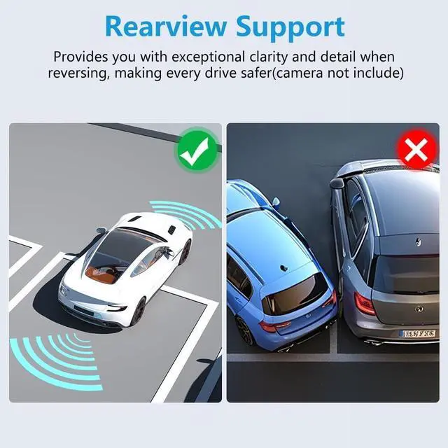 Alt view image 7 of 7 - Junsun Car Radio Stereo 5G WiFi for Toyota Tacoma 2005-2015 Support JBL Sound System, Wireless CarPlay/Android Auto,Support Rearview GPS DSP RDS,Upgrade Bluetooth 5.0 AM/FM Stereo 2GB RAM 32GB ROM