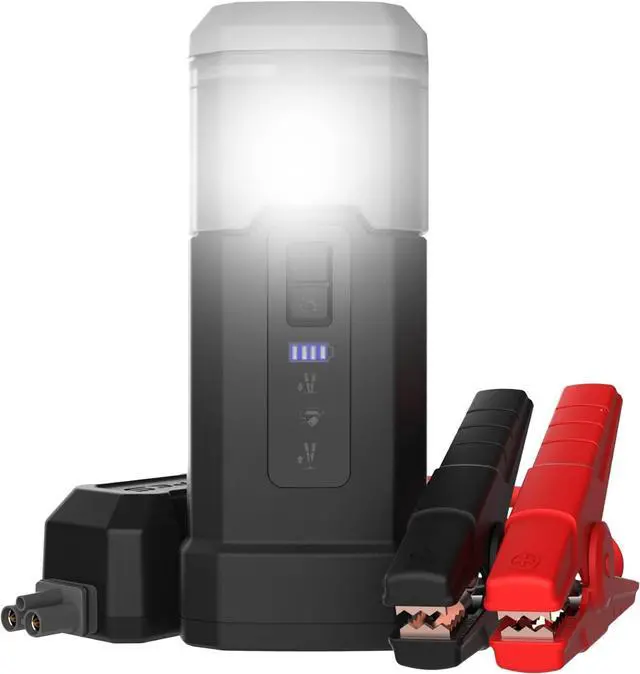 Main image of Type S Dynamic Flex DF20 500A Jump Starter & Work Lantern - Portable Car Battery Jump Starter & Charger with Intelli-Step LED Jump Guide, 360° Work Lantern & Flashlight, Power Bank, Dual-Color LED