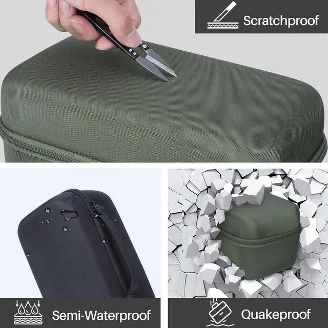 Alt view image 7 of 7 - Lebakort Storage Case Compatible with Anker 548 Power Bank Power Station 60,000mAh and PowerCore Reserve 192Wh (Black Case Only)
