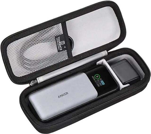 Main image of Tourmate Hard Storage Case for Anker 737 Power Bank (PowerCore 24K) / 715 Charger (Nano II 65W) Combo,Travel Case for Prime Power Bank 20,100mAh27,650mAhCase Only(Black Case Only)