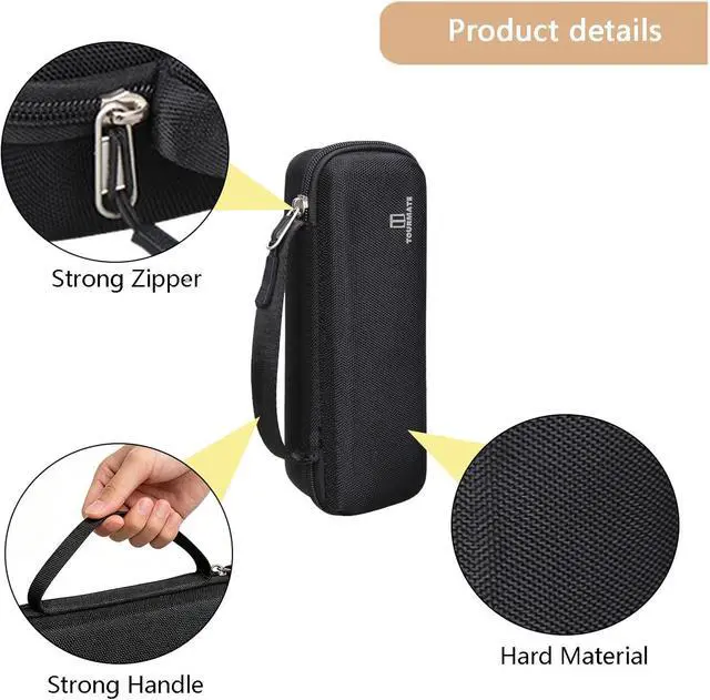 Alt view image 3 of 6 - Tourmate Hard Storage Case for Anker 737 Power Bank (PowerCore 24K) / 715 Charger (Nano II 65W) Combo,Travel Case for Prime Power Bank 20,100mAh27,650mAhCase Only(Black Case Only)