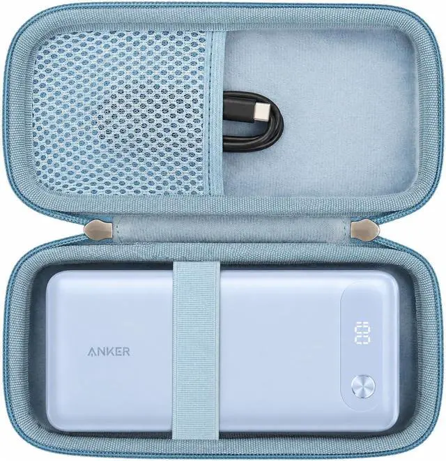 Main image of khanka Case for Anker Power Bank, 20,000Mah 87W,Hard Travel Bag Fits for Anker 20K 87W Battery Charger(A1383),Case OnlyBlue