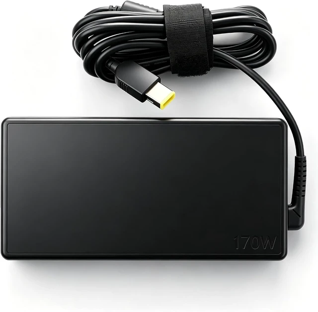 Alt view image 3 of 7 - 170W AC Charger Fit for Lenovo Thinkpad T15p T15g P15v P16v P15 P16 P17 Gen 1 2 3, P50 P51 P52 P53 P70 P71 P73, P1 Gen 1 2 3 4 5 6, W540 W541 Laptop Adapter Power Supply Cord