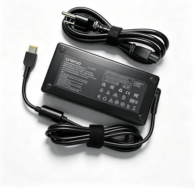 Alt view image 4 of 7 - 170W AC Charger Fit for Lenovo Thinkpad T15p T15g P15v P16v P15 P16 P17 Gen 1 2 3, P50 P51 P52 P53 P70 P71 P73, P1 Gen 1 2 3 4 5 6, W540 W541 Laptop Adapter Power Supply Cord